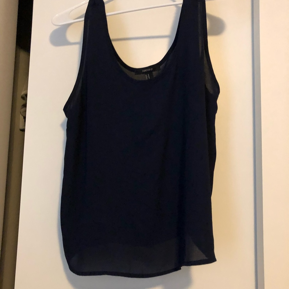 Dark blue blouse